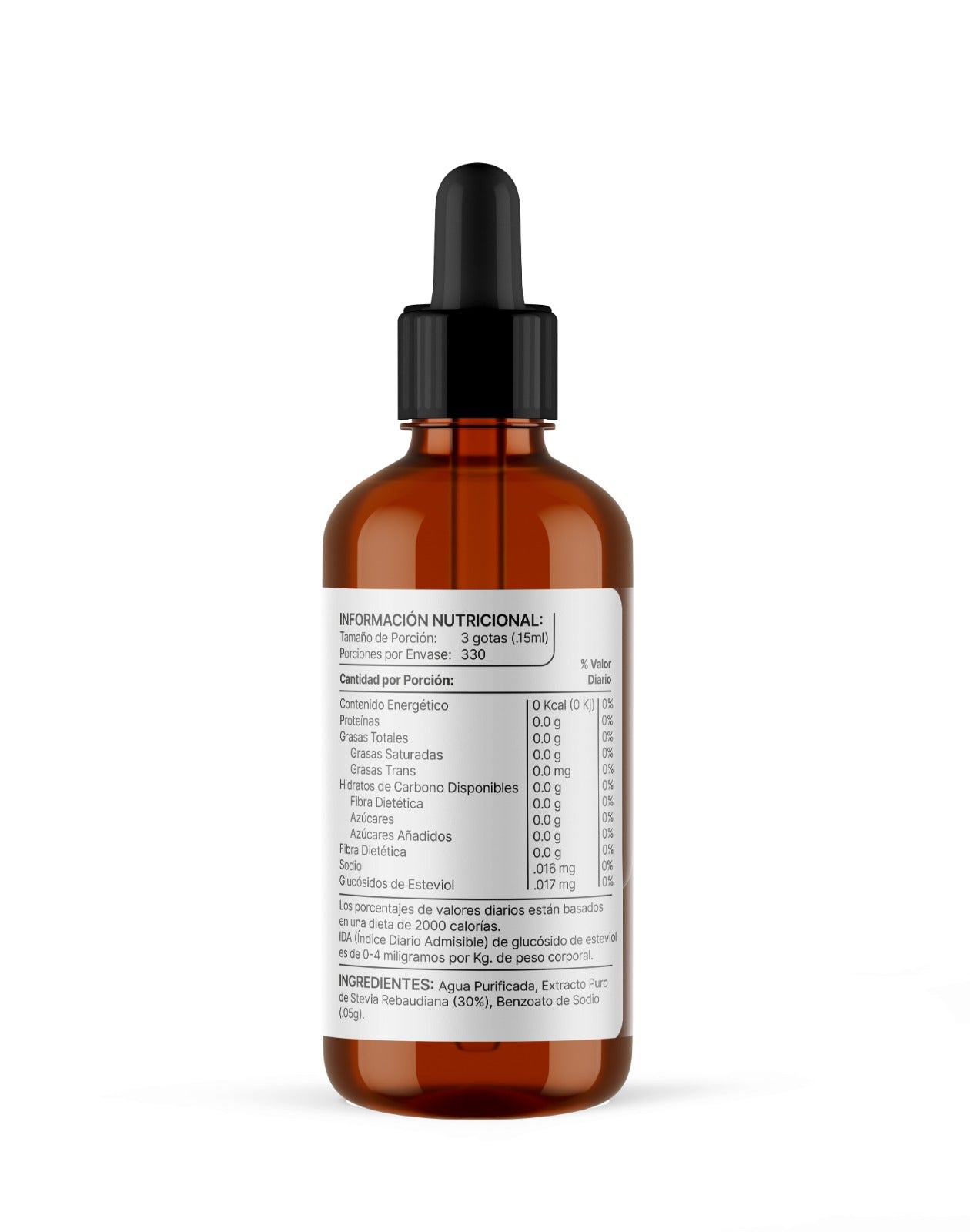 Stevia Líquida 50ml - 330 porciones
