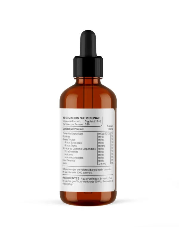 Monk Fruit Líquido 50ml - 330 porciones