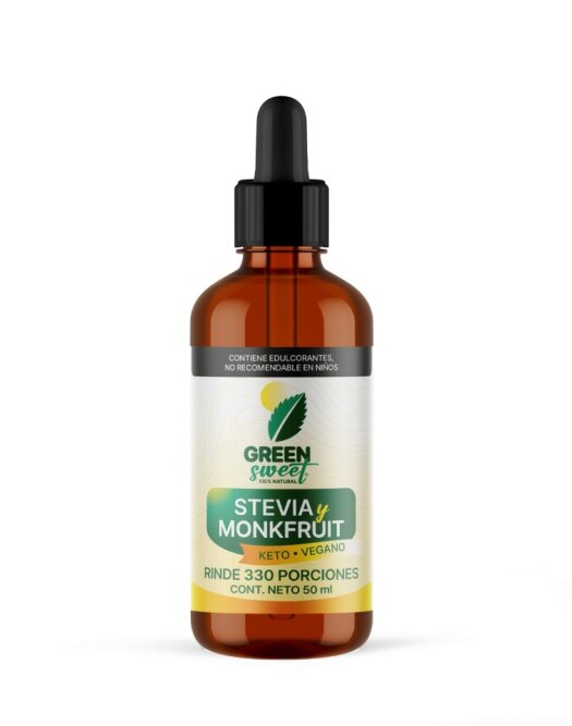 Stevia y Monk Fruit Líquido 50ml - 330 porciones